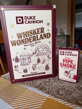 NWT Duke Cannon Whisker Wonderland Beard Care Gift Set and Soap